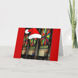 Cartão De Festividades Las Vegas Christmas Slots
