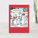 Cartão De Festividades Laser Eye Surgery Christmas Joke Paper Card<br><div class="desc">Another Christmas is in sight! Merry Christmas</div>