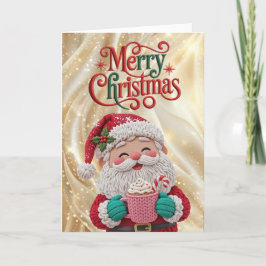 Cartão De Festividades Latch Hook Yarn Crochet (Faux, Not actual Yarn)