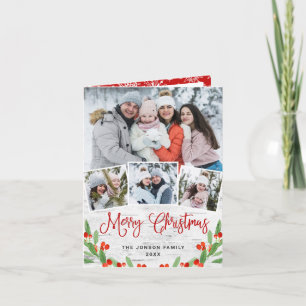 Cartão De Festividades Latido 4 FOTO da Rússia natalícia Saudação