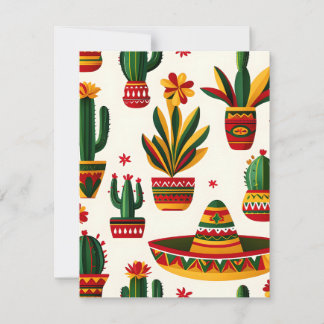 Cartão De Festividades Latino Vibrante Folksy