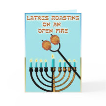 Latkes Roasting em fogo aberto...
