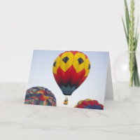 Launching hot air balloons