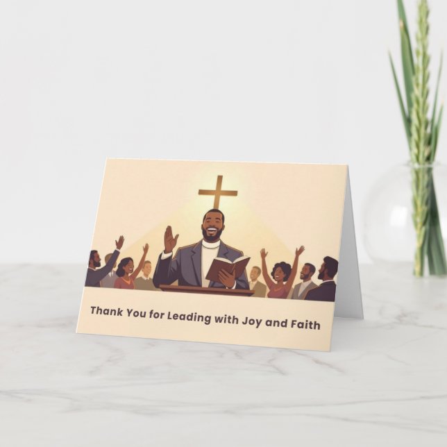 Cartão De Festividades Leading with Joy Greeting Card (Frente)