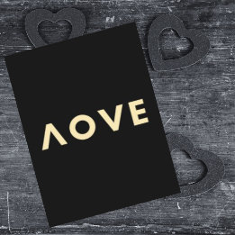 Cartão De Festividades Legal amor personalizado Namorados moderno minimal