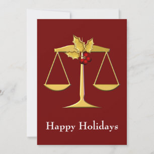 Cartão De Festividades Legal , Lawyer profession Holiday Cards
