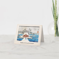 Legal neve sangrenta do lago ukiyo-e, no japão,