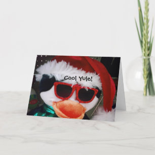 CARTÃO DE FESTIVIDADES "LEGAL YULE/RAD NOVO ANO CARA"