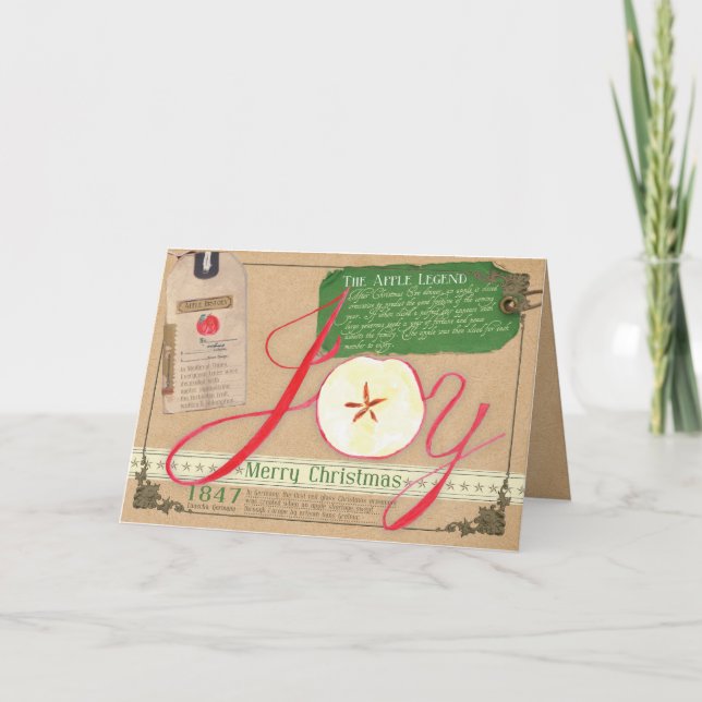 Cartão De Festividades Legend of the Apple (Frente)