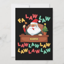 Lei Fa Fa Advogado Engraçado Natal Juiz Natal