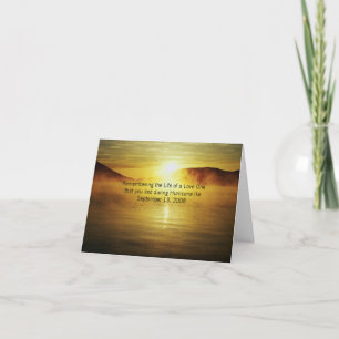 Cartão De Festividades Lembrando a vida de um amado que 2