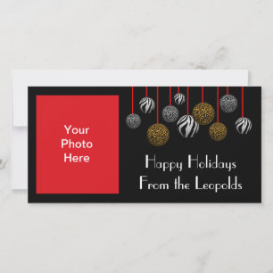 Cartão De Festividades Lepard Zebra