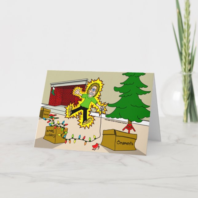 Cartão De Festividades Lesões de Natal (Frente)