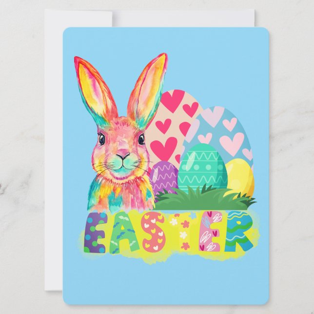 CARTÃO DE FESTIVIDADES LESTE BUNNY (Frente)