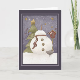 Cartão De Festividades Let it Snow