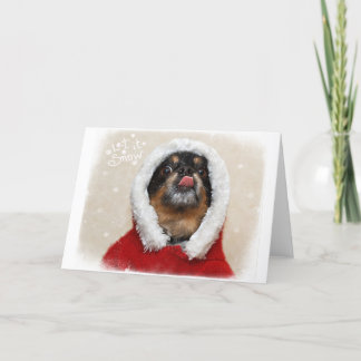 Cartão De Festividades Let It Snow Greeting Card