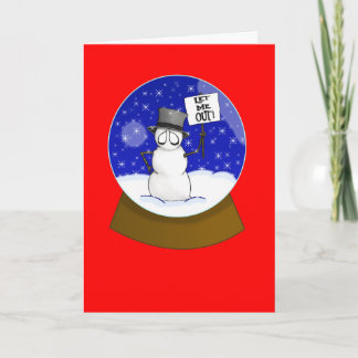 Cartão De Festividades Let Me Out