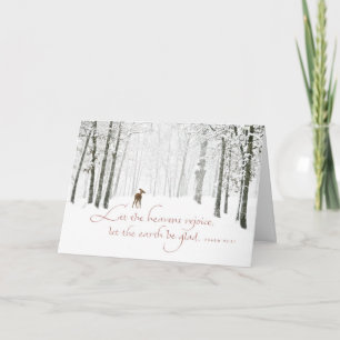 Cartão De Festividades Let the Heavens Rejoice