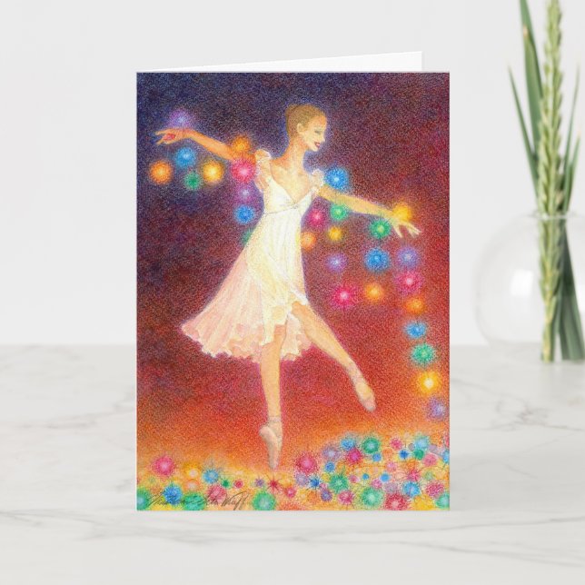 Cartão De Festividades Let There Be Light Greeting Card (Frente)