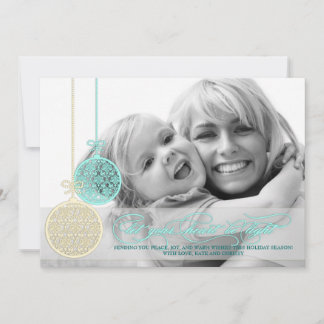 Cartão De Festividades Let Your Heart Be Light Customizable Photo Card