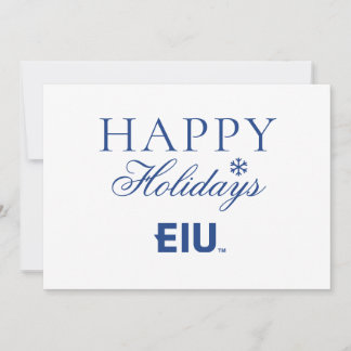 Cartão De Festividades Letra EIU em bloco
