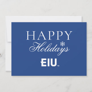 Cartão De Festividades Letra EIU em bloco