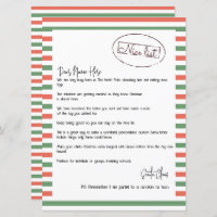 Letra Nice List de Papais noeis Personalizados