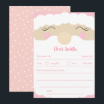 Cartão De Festividades Letra para Papais noeis Pinkmas<br><div class="desc">Carta aos Papais noeis Placas Pinkmas</div>