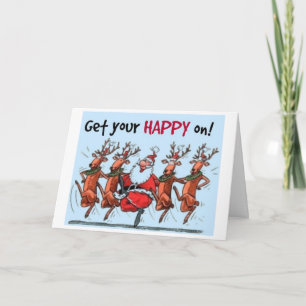 CARTÃO DE FESTIVIDADES LET'S MAKE SURE ***OUR CHRISTMAS ROCKS***