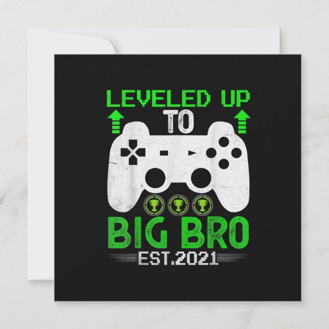 Cartão De Festividades Levei Até O Grande Irmão Est2021 Promovido (Frente)