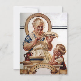Cartão De Festividades Leyendecker Ação de Graças