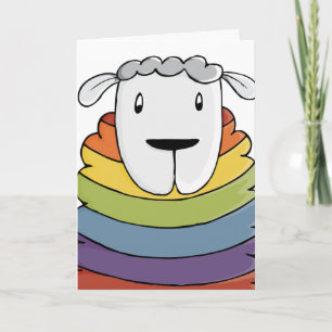 Cartão De Festividades LGBT do namorados Ovinos Orgulho
