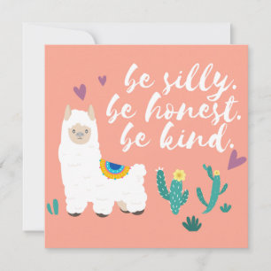 Cartão De Festividades Lhama