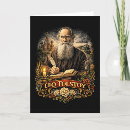 Cartão De Festividades Lie Tolstói