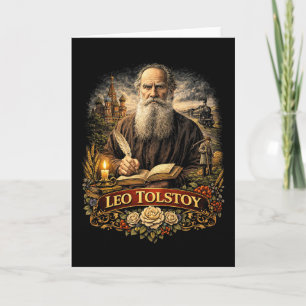 Cartão De Festividades Lie Tolstói