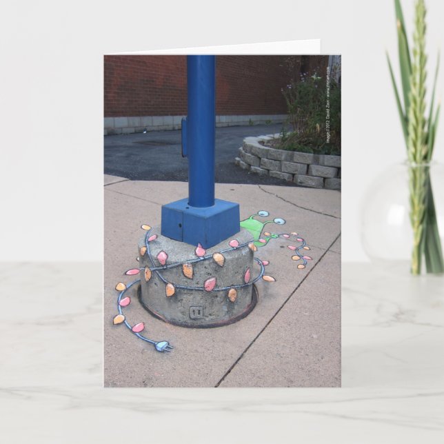 Cartão De Festividades Light-Stringing Sluggo (Frente)