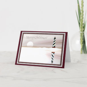 Cartão De Festividades Lighthouse, Christmas