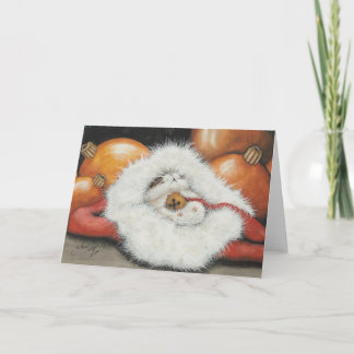 Cartão De Festividades Lil' Jingle Hamster Hat