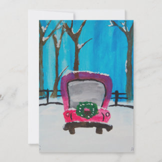 Cartão De Festividades Lil' Red Truck