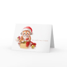 lil tiger christmas card 2010