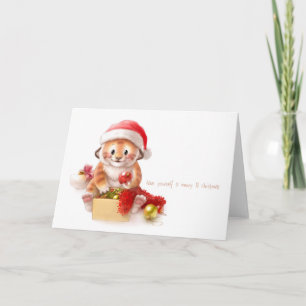 Cartão De Festividades lil tiger christmas card 2010