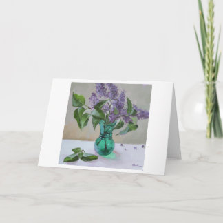Cartão De Festividades Lilacs - blank greeting card