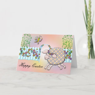 Cartão De Festividades Lilly Lamb's Happy Easter
