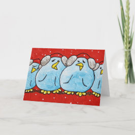 Cartão De Festividades LimbBirds Greeting Card and Envelope