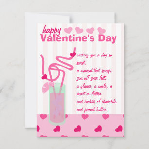 Cartão De Festividades Limonada Rosa para Dois