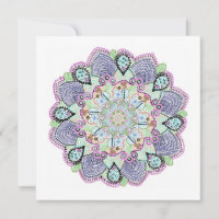 Lindo Arte de Mandala com Renda de Jardim