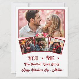 Cartão De Festividades Lindo Dia dos Namorados com Foto Personalizada