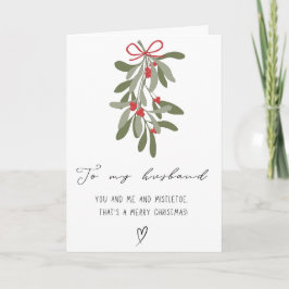 Cartão De Festividades Lindo Para Meu Marido Feliz Natal Dobrado