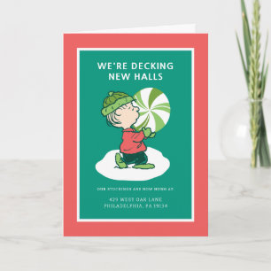 Cartão De Festividades Linus Peppermint Candy