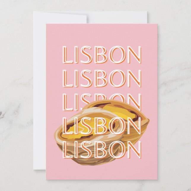 Cartão De Festividades Lisboa Viagem Art, Pastel, Portugal (Frente)